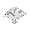 Shell Open Cuff Ring for Women RJEW-Z047-01P-03-3