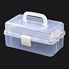 Rectangle Portable PP Plastic Storage Box CON-D007-01A-2