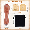 CRASPIRE 1Pc Golden Tone Brass Stamp Head DIY-CP0007-87J-2