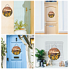 Wood Hanging Wall Decorations HJEW-WH0027-017-6