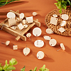  36Pcs 9 Style Ash Wood Stud Earring Findings EJEW-TA0001-23-13