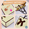 Rectangle Paper Gift Storage Bags with Handle CARB-WH0017-13B-5