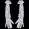 Bowknot Polyester Long Lace Gloves AJEW-WH20007-92A-6