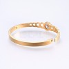 304 Stainless Steel Bangles BJEW-P222-26G-3