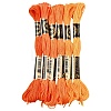 6Bundles 6 Colors Polyester Embroidery Floss OCOR-YW0001-24F-1