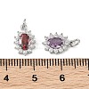 SHEGRACE Brass Micro Pave Cubic Zirconia Pendants XGRQ2O432-446P-3