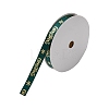 Flat Christmas Theme Polyester Satin Ribbon OCOR-YWC0001-01B-03-1