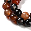 Natural Striped Agate/Banded Agate Beads Strands G-Z060-A01-C13-4