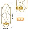 Wall Hanging Iron Candle Holders HJEW-WH0042-33MG-2