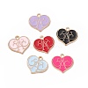 Alloy Enamel Pendants ENAM-H039-03G-1