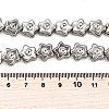 Electroplate Glass Beads Strands EGLA-V001-02I-4