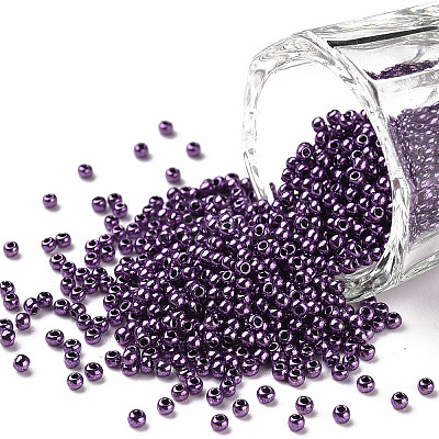 11/0 FGB Grade A Dyed Glass Seed Beads X-SEED-N001-C-0565-1