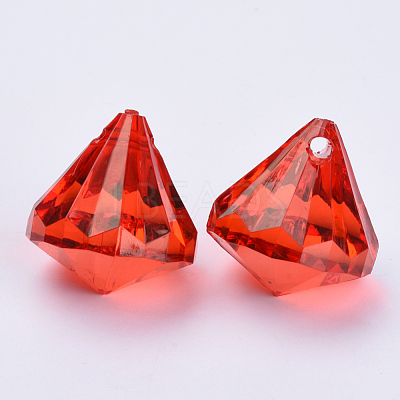 Transparent Acrylic Pendants TACR-Q260-D-V12-1