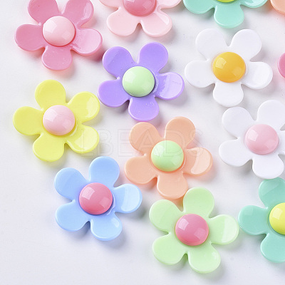 Opaque Acrylic Beads SACR-N007-D-02-1