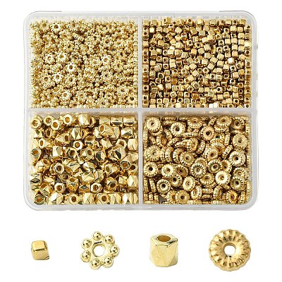 20G 4 Styles CCB Plastic Spacer Beads CCB-YW0001-36-1