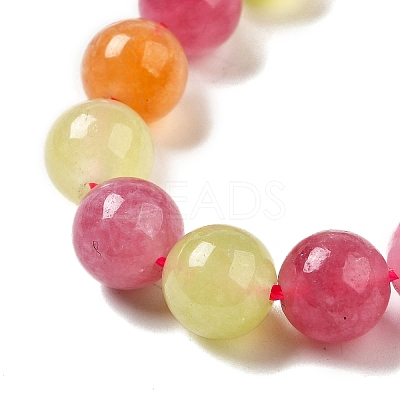 Dyed Natural Malaysia Jade Beads Strands G-G021-02B-16-1