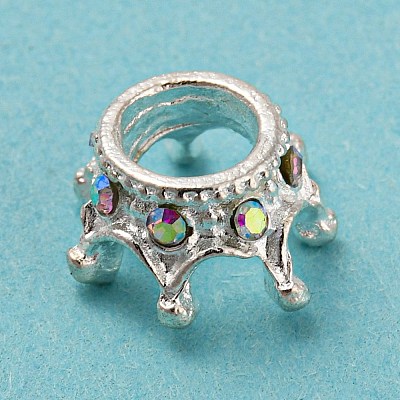 Zinc Alloy European Beads PALLOY-K013-01S-1