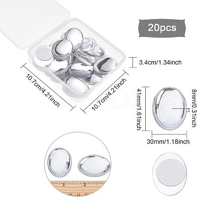20Pcs Extra Large Jewelry Sticker TACR-FG0001-11-1