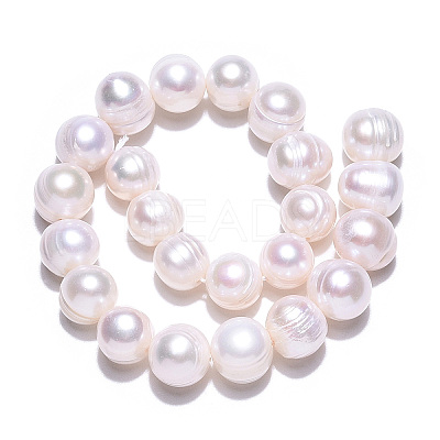Natural Cultured Freshwater Pearl Beads Strands LS-PEAR-N013-17N-01-1