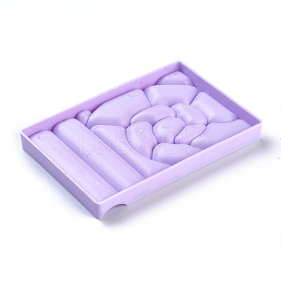 Nail Art Plastic Color Palettes X-MRMJ-WH0060-30E-1
