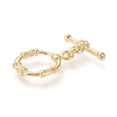 Brass Toggle Clasps KK-M108-B01-1