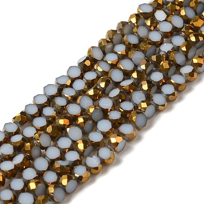 Electroplate Glass Beads Strands EGLA-P061-01A-06-1