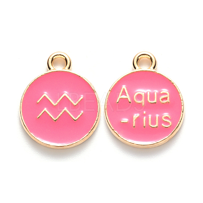 Alloy Enamel Pendants ENAM-S124-01B-03J-1