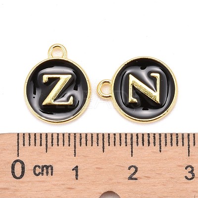 Golden Plated Alloy Charms X-ENAM-S118-02Z-1