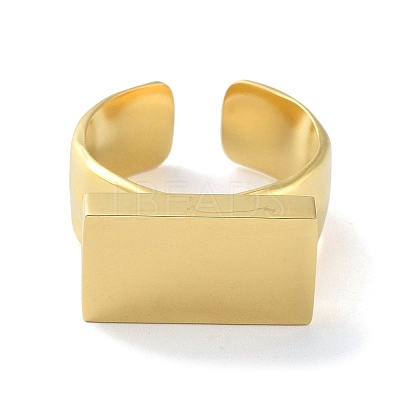 304 Stainless Steel Open Cuff Rings RJEW-H217-02G-1