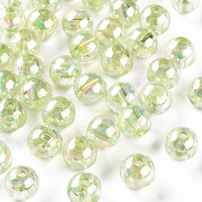 Transparent Acrylic Beads MACR-S370-B8mm-728-1