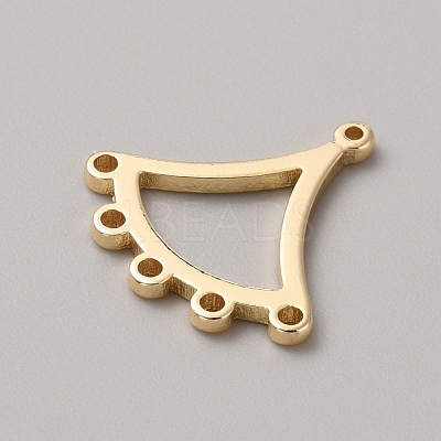 Brass Chandelier Component Links KK-WH0082-03G-1