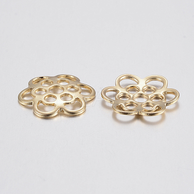 304 Stainless Steel Bead Caps STAS-H436-34-1