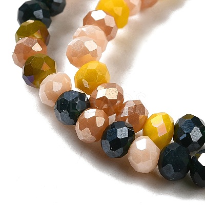 Glass Beads Strands EGLA-A034-M4mm-20-1