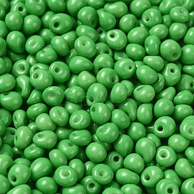 6/0 Opaque Baking Paint Glass Seed Beads X1-SEED-M012-02A-06-1