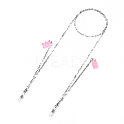 304 Stainless Steel Eyeglasses Chains AJEW-EH00207-03-1