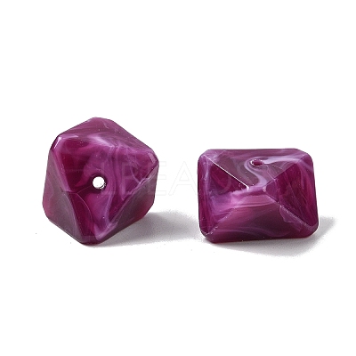Opaque Acrylic Beads OACR-D320-02L-1