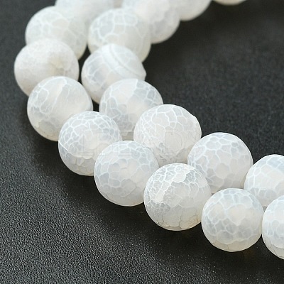 Natural Weathered Agate Beads Strands X-G-G589-8mm-03-1