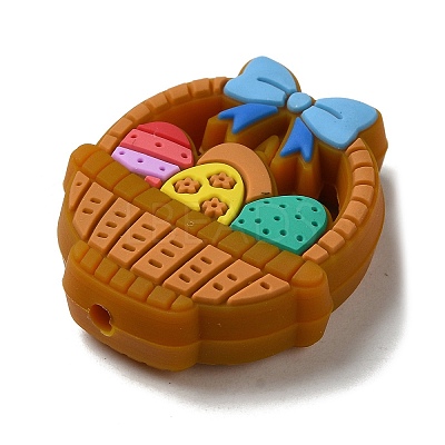 Easter Silicone Focal Beads SIL-A006-08B-1