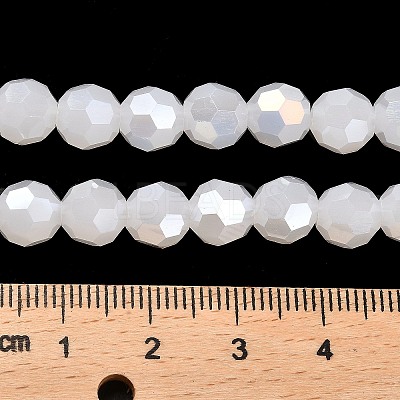 Imitation Jade Glass Beads Stands EGLA-A035-J8mm-B05-1