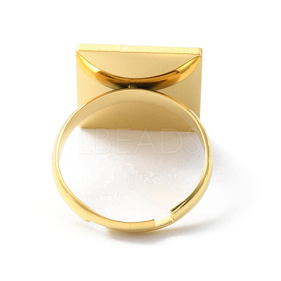 Stainless Steel Tarot Card Adjustable Ring for Women RJEW-WH0001-018G-04-1