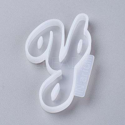 Letter DIY Silicone Molds DIY-I034-08Y-1