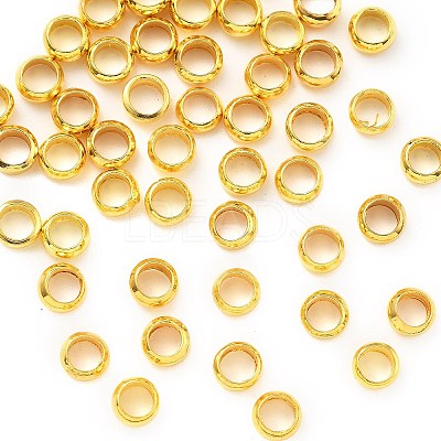 Brass Crimp Beads KK-S509-01G-06-1