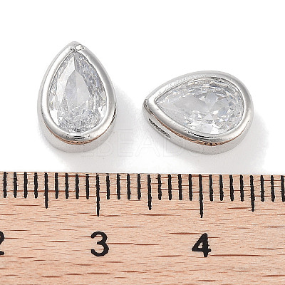 Brass Cubic Zirconia Beads X-KK-C051-60P-05-1