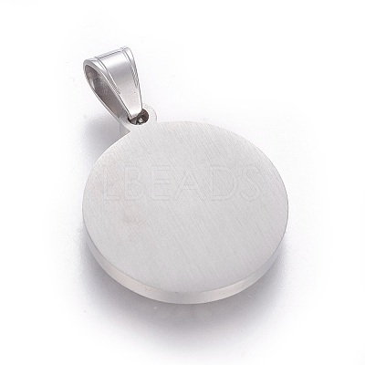 304 Stainless Steel Enamel Pendants STAS-E439-90L-P-1