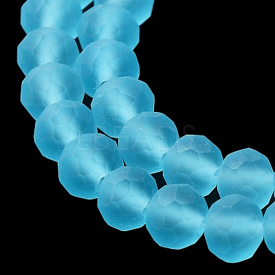 Transparent Glass Beads Strands X1-EGLA-A034-T4mm-MD08-1
