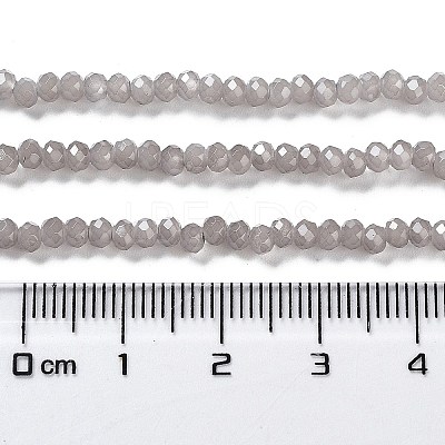 Baking Paint Imitation Jade Glass Bead Strands DGLA-A034-J2MM-A43-1