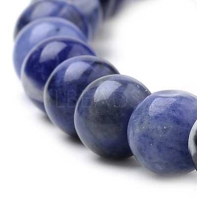 Natural South Africa Sodalite Beads Strands G-S259-35-6mm-1