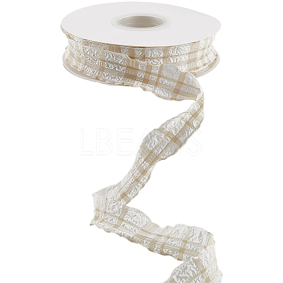 Cloth Plaid Ribbon OCOR-WH20071-001C-1