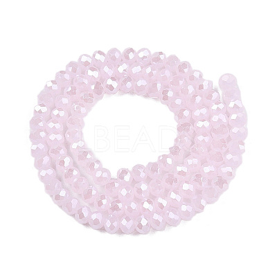 Electroplate Glass Beads Strands EGLA-A044-J3mm-A02-1
