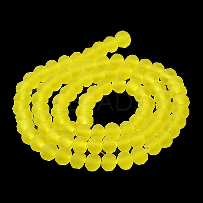 Transparent Glass Beads Strands EGLA-A034-T6mm-MD29-1